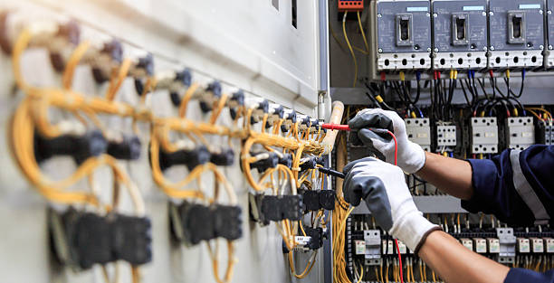Professional Electrician technician working in Reading, PA